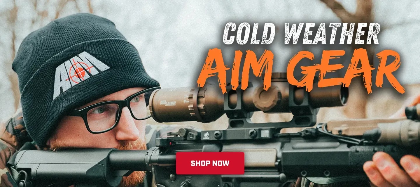 person aiming